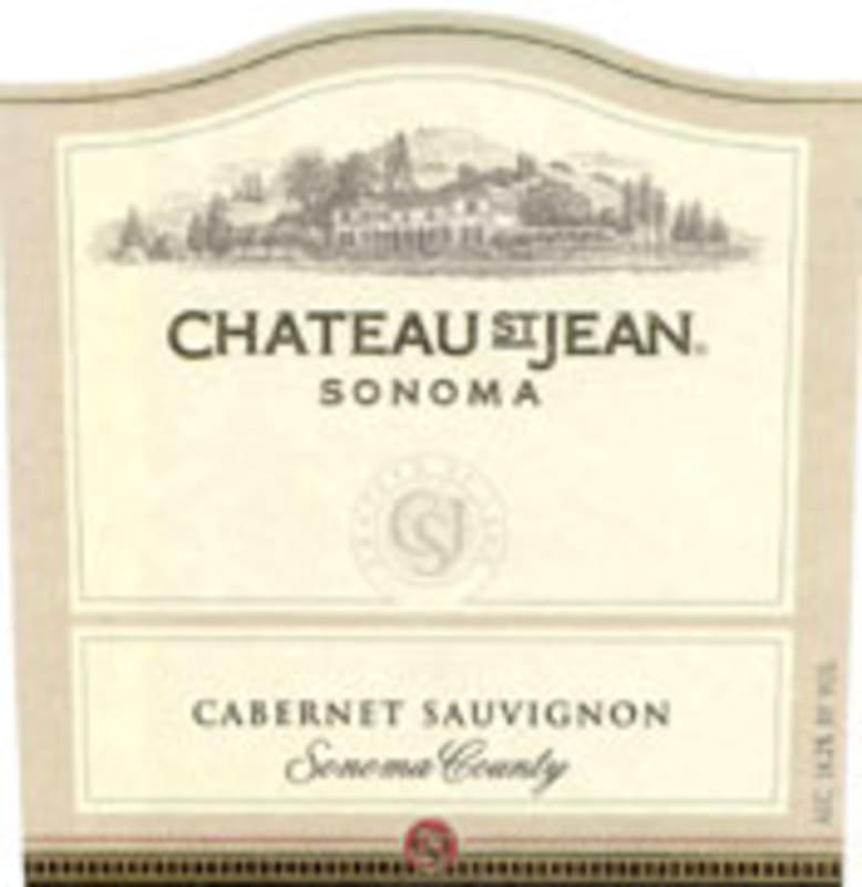 Chateau St. Jean Sonoma County Cabernet Sauvignon 2003 Front Label