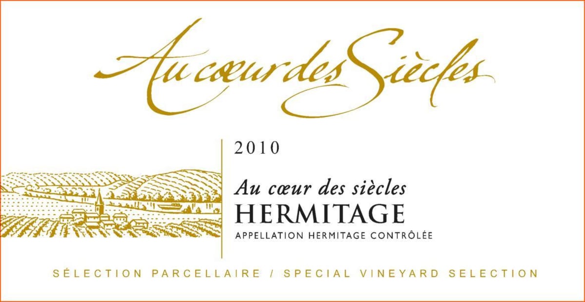 Cave de Tain Au Coeur des Siecles Blanc 2010 Front Label