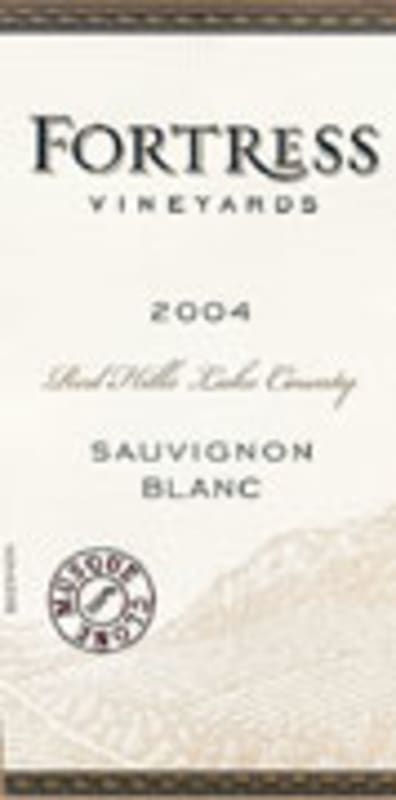 Fortress Vineyards Sauvignon Blanc 2004 Front Label