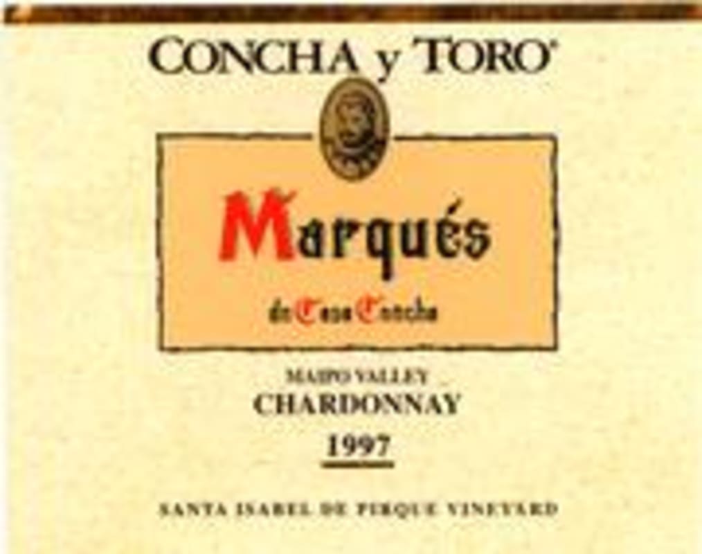 Concha y Toro Marques de Casa Concha Chardonnay 1996 Front Label