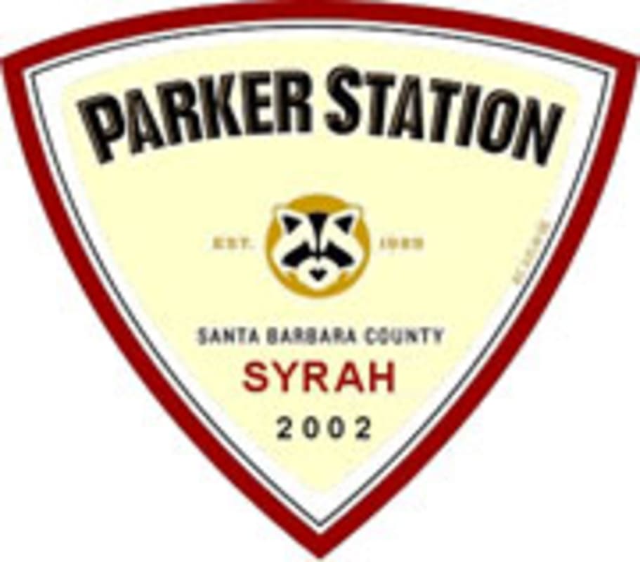 Parker Station Santa Barbara County Syrah 2002 Front Label
