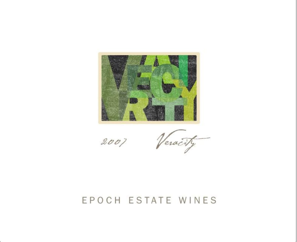 Epoch Veracity Red Blend 2007 Front Label