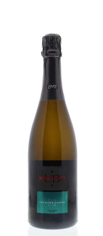 Bortolotti Prosecco Superiore Extra Dry Front Bottle Shot