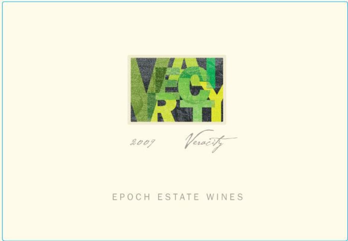Epoch Veracity Red Blend 2009 Front Label