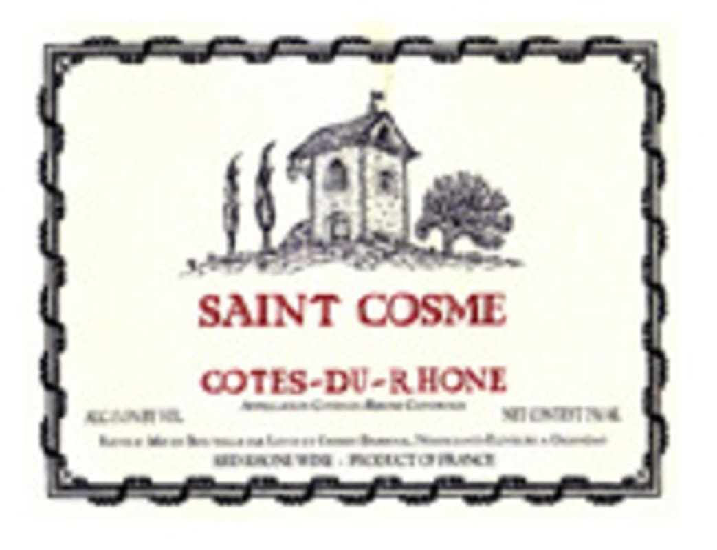 Chateau de Saint Cosme Cotes-du-Rhone 2004 Front Label