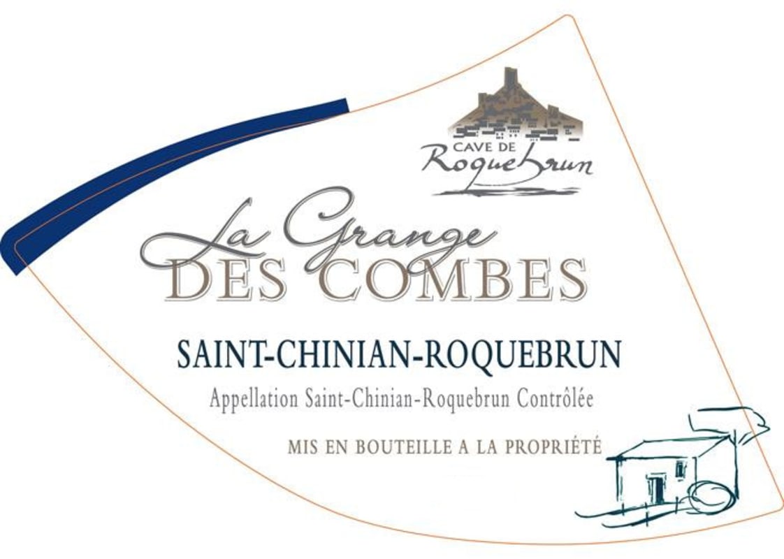 Cave de Roquebrun La Grange des Combes St. Chinian - Roquebrun 2015 Front Label