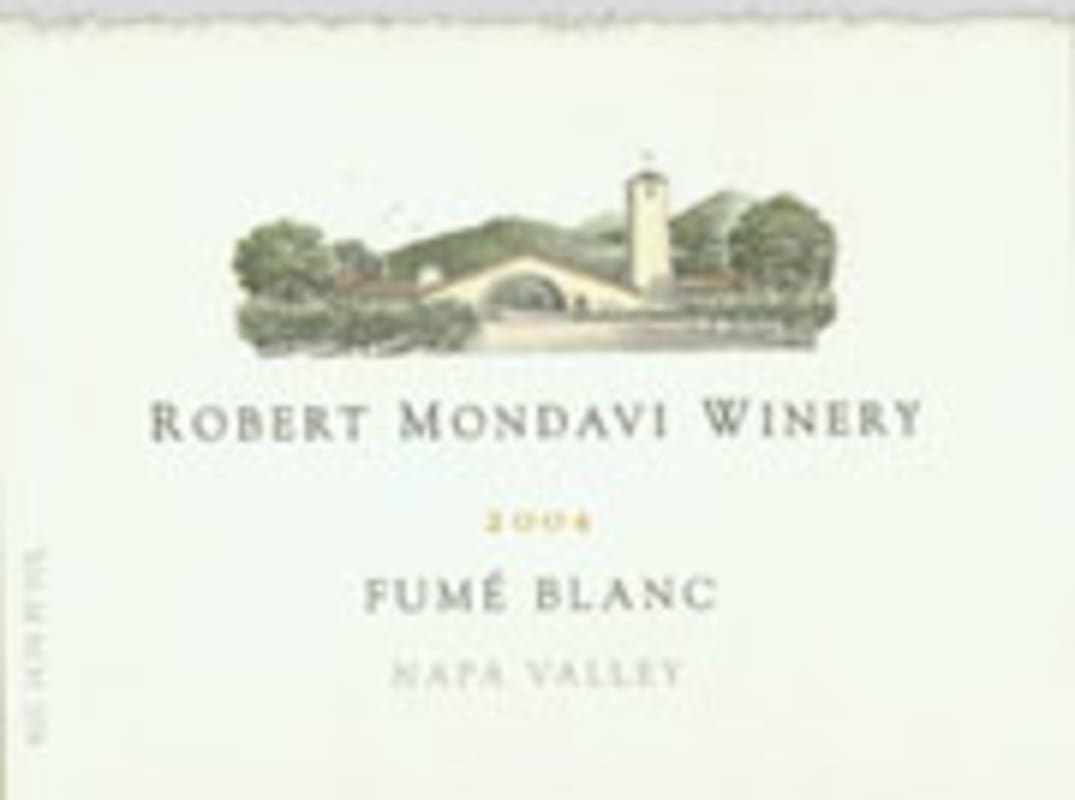 Robert Mondavi Fume Blanc 2004 Front Label