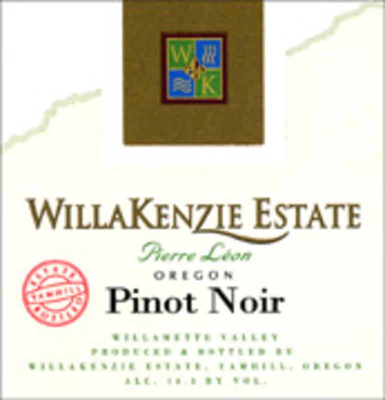 WillaKenzie Estate Pierre Leon Pinot Noir 2004 Front Label