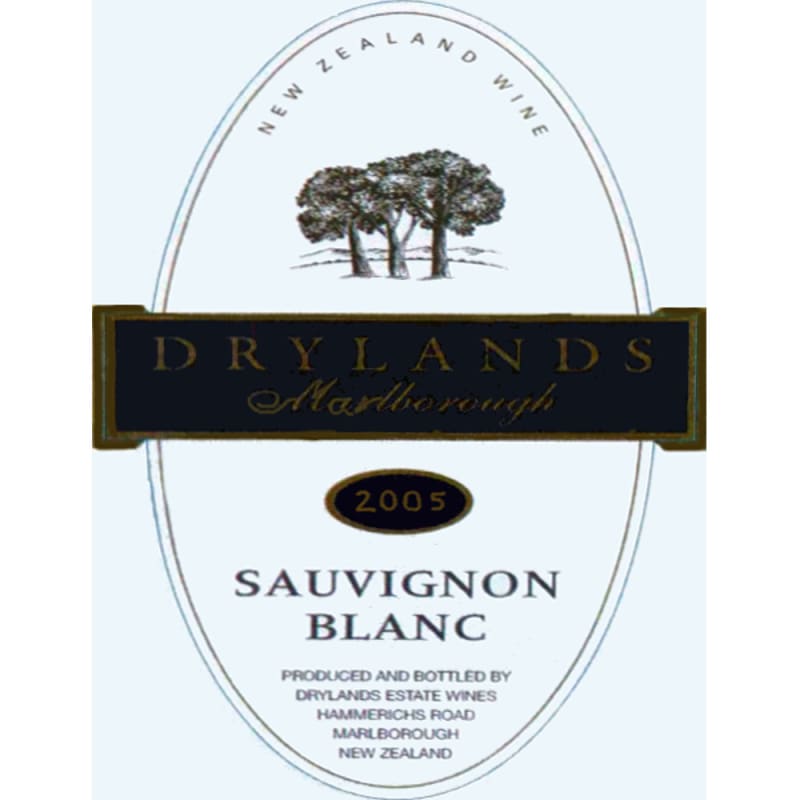 Drylands Sauvignon Blanc 2005 Front Label