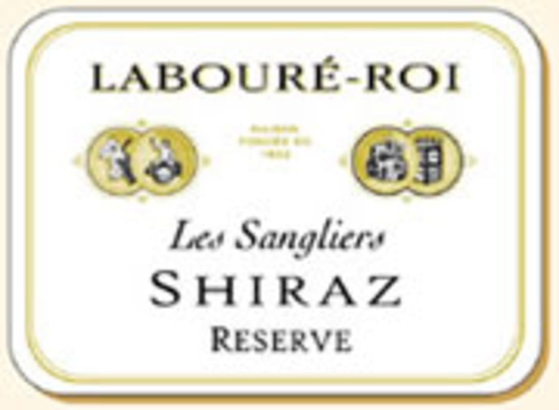 Laboure Roi Les Sangliers Shiraz Reserve 2000 Front Label