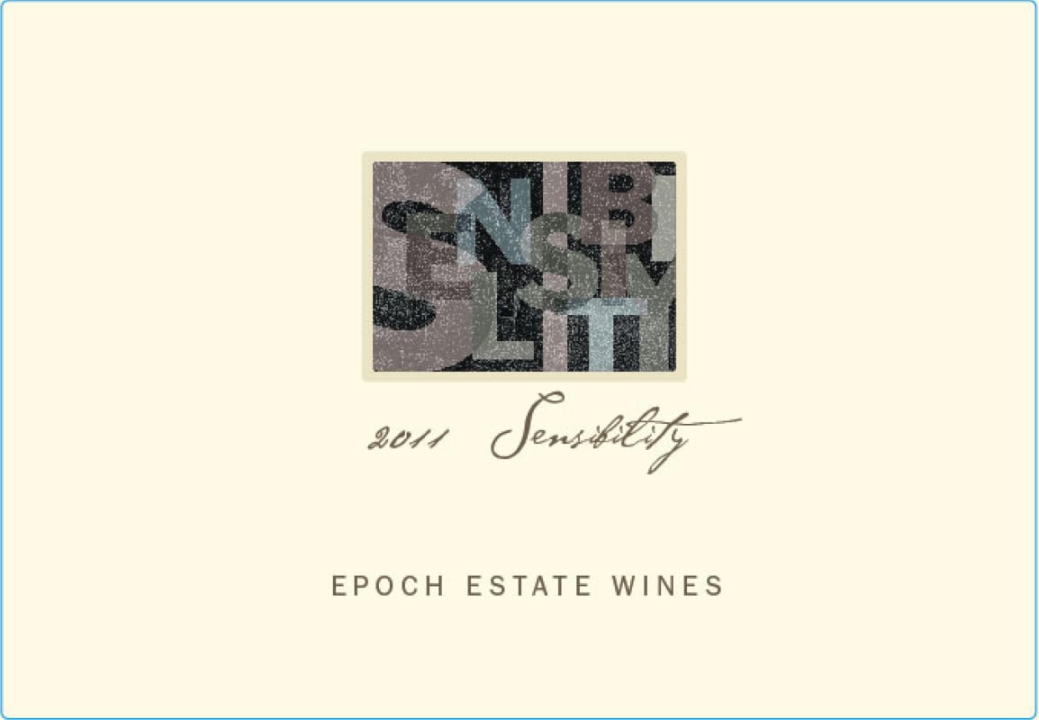 Epoch Sensibility Red 2011 Front Label