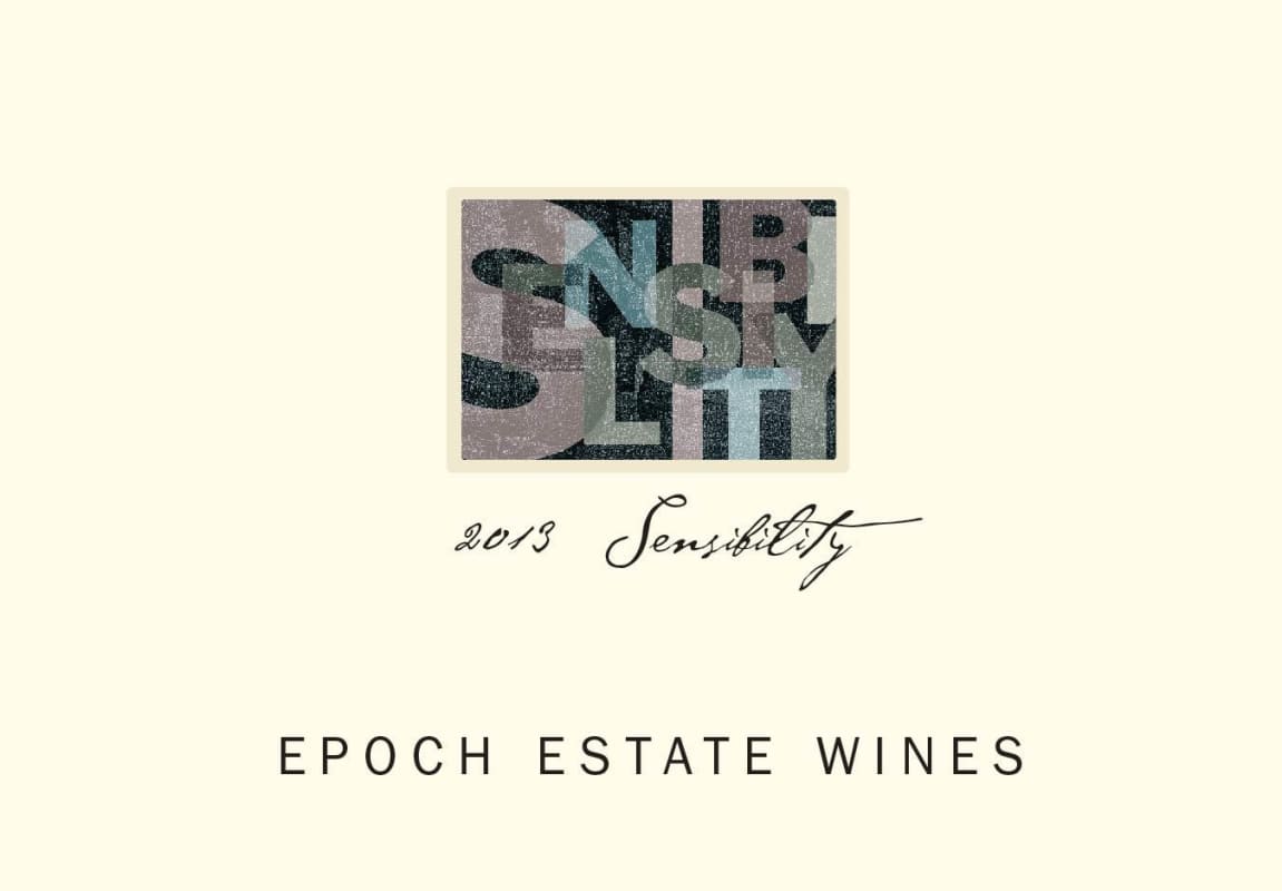 Epoch Sensibility Red 2013 Front Label