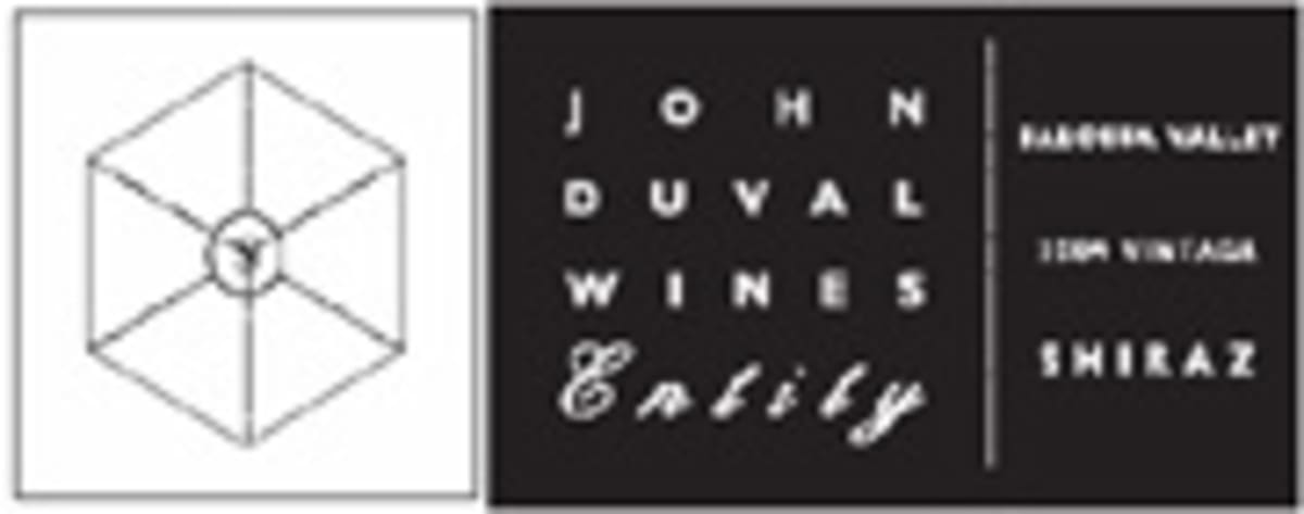 John Duval Entity Shiraz 2004 Front Label