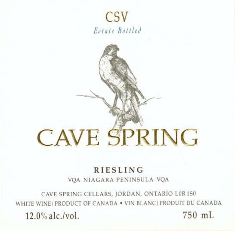 Cave Spring Cellars CSV Estate Bottled Riesling 2013 Front Label
