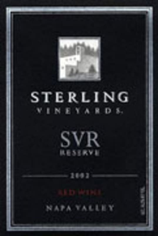 Sterling SVR Reserve 2002 Front Label