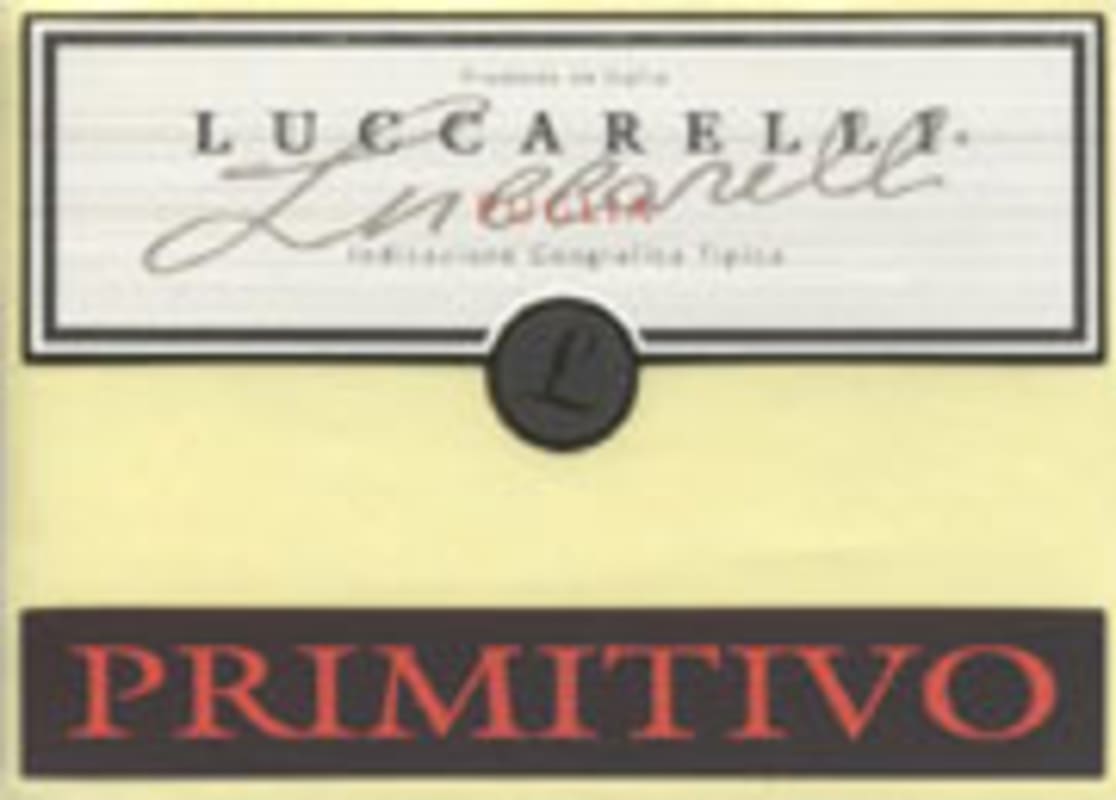 Feudi Di San Marzano Primitivo Luccarelli 2003 Front Label