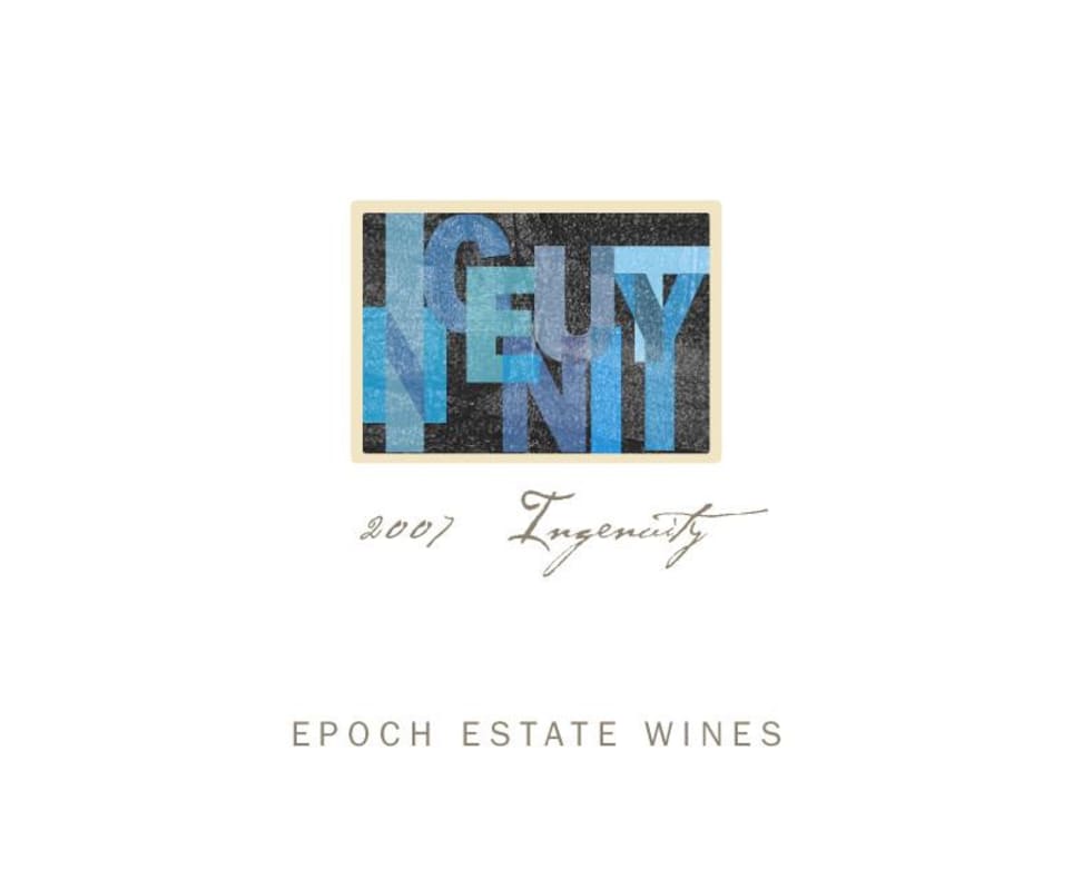 Epoch Ingenuity Red Blend 2007 Front Label