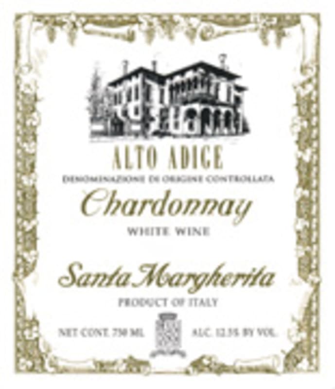 Santa Margherita Chardonnay Alto Adige 2004 Front Label