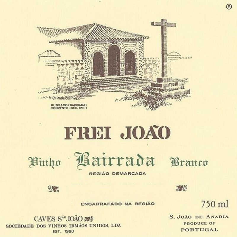 Caves Sao Joao Frei Joao Tinto 1990 Front Label