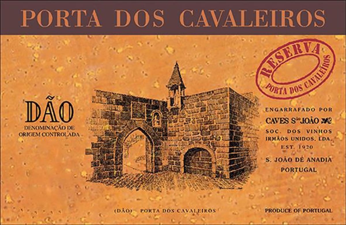 Caves Sao Joao Porta dos Cavaleiros Reserva Touriga Nacional 2007 Front Label