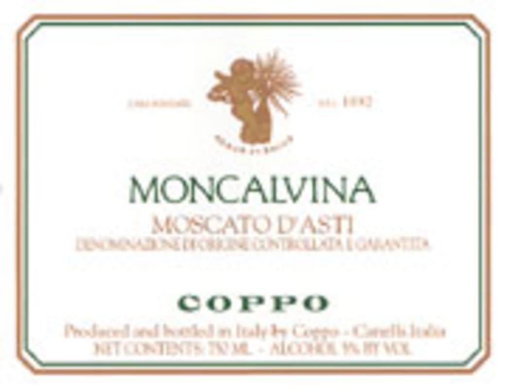 Coppo Moncalvina Moscato d'Asti 2005 Front Label