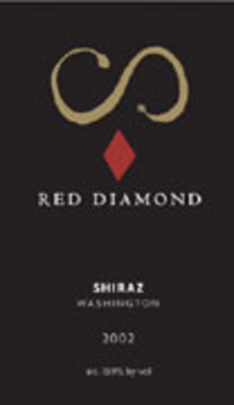 Red Diamond Shiraz 2002 Front Label