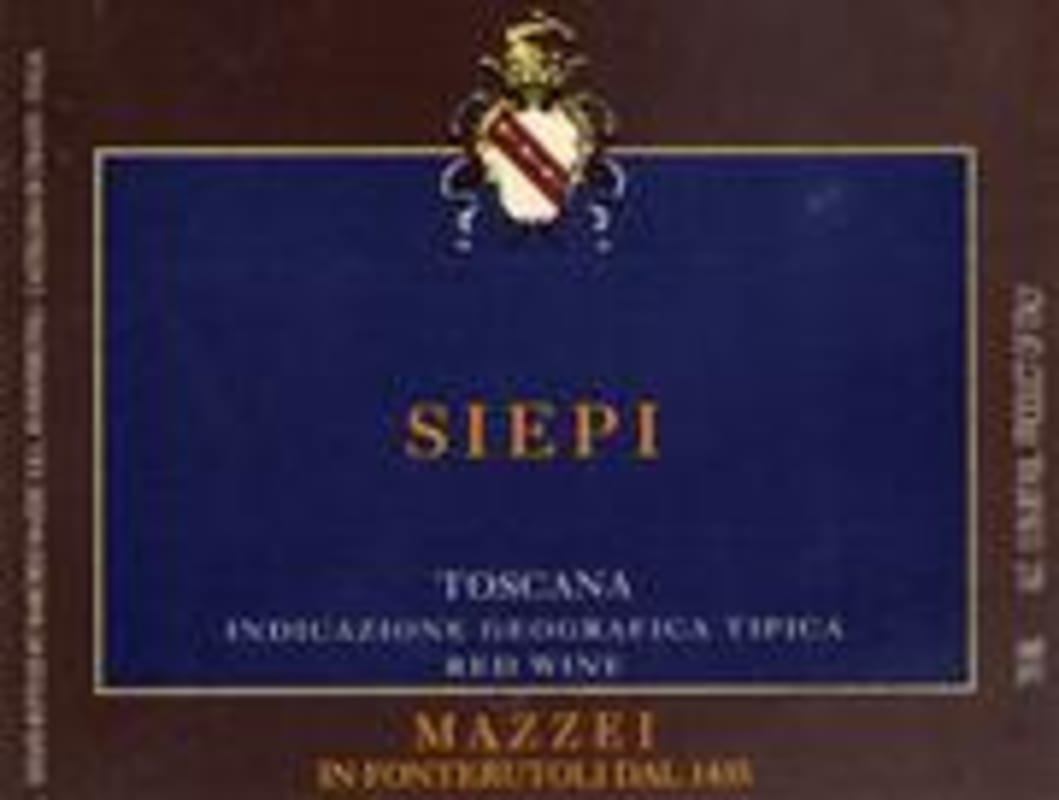 Mazzei Fonterutoli Siepi 1997 Front Label