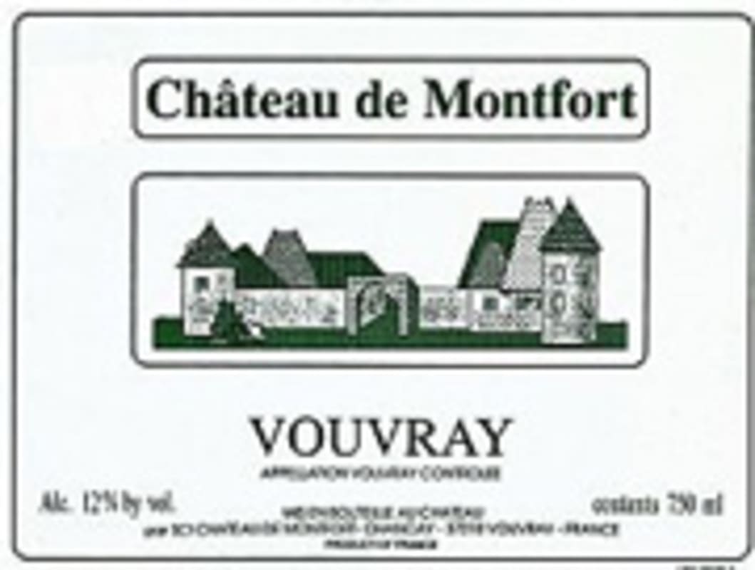 Chateau de Montfort Vouvray 2004 Front Label