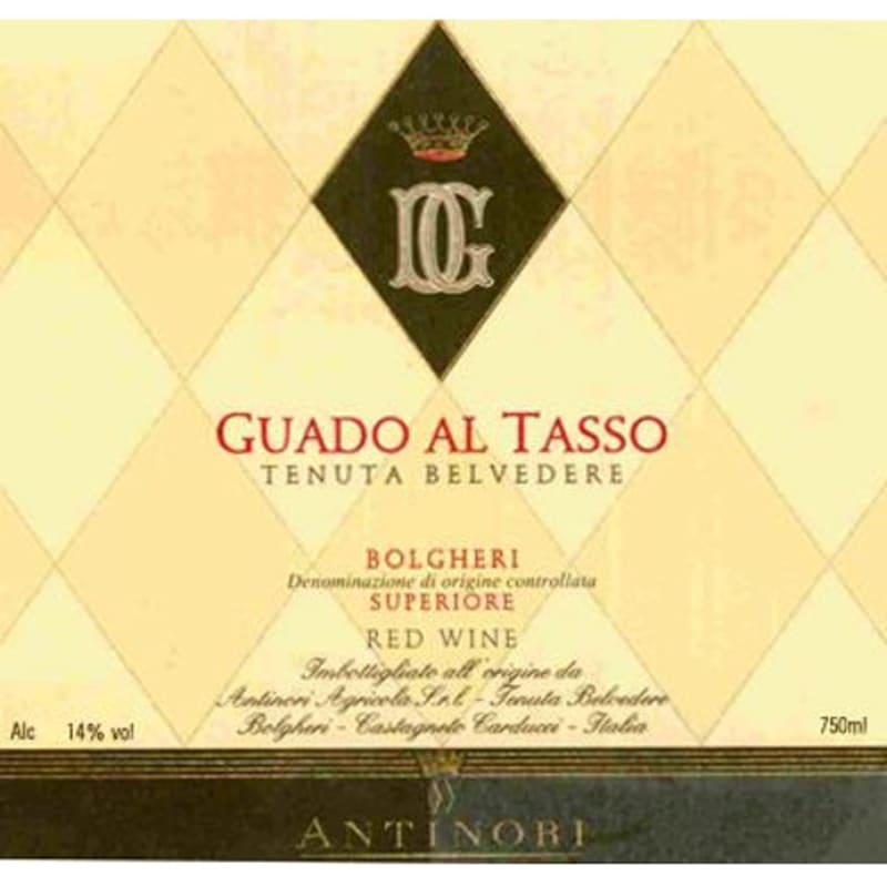 Tenuta Guado al Tasso 2001 Front Label