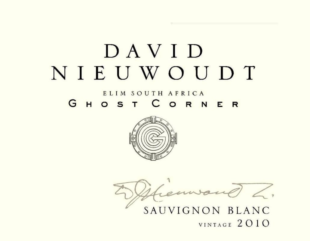 Cederberg Ghost Corner Sauvignon Blanc 2010 Front Label