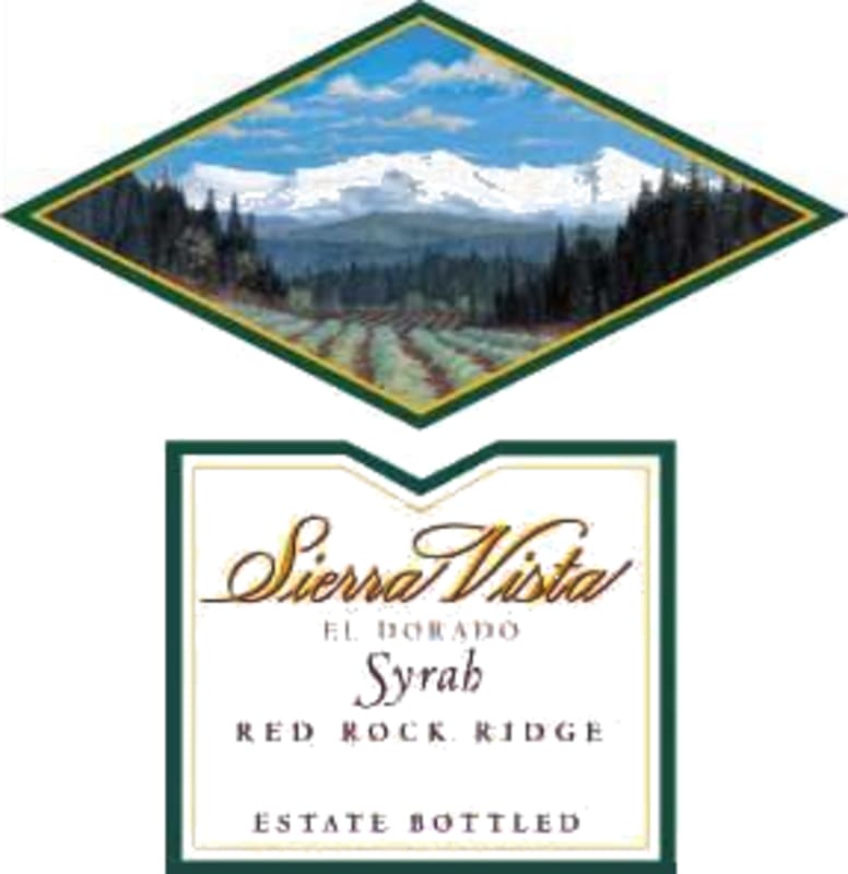 Sierra Vista Red Rock Ridge Syrah 2010 Front Label