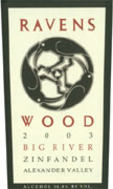 Ravenswood Big River Zinfandel 2003 Front Label