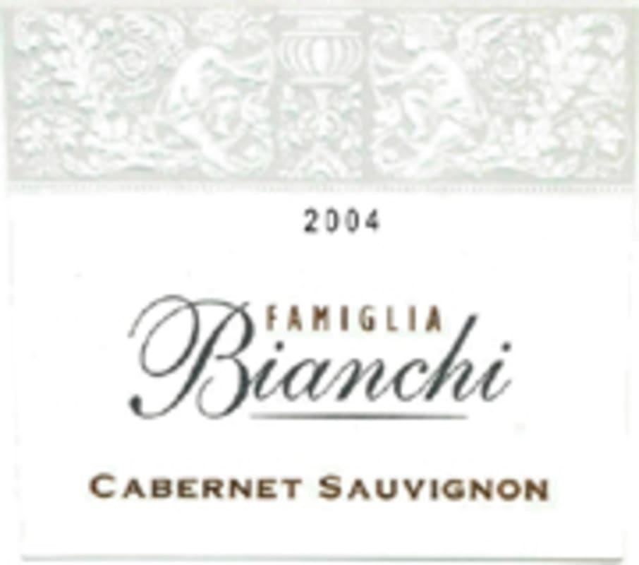 Famiglia Bianchi Cabernet Sauvignon 2004 Front Label