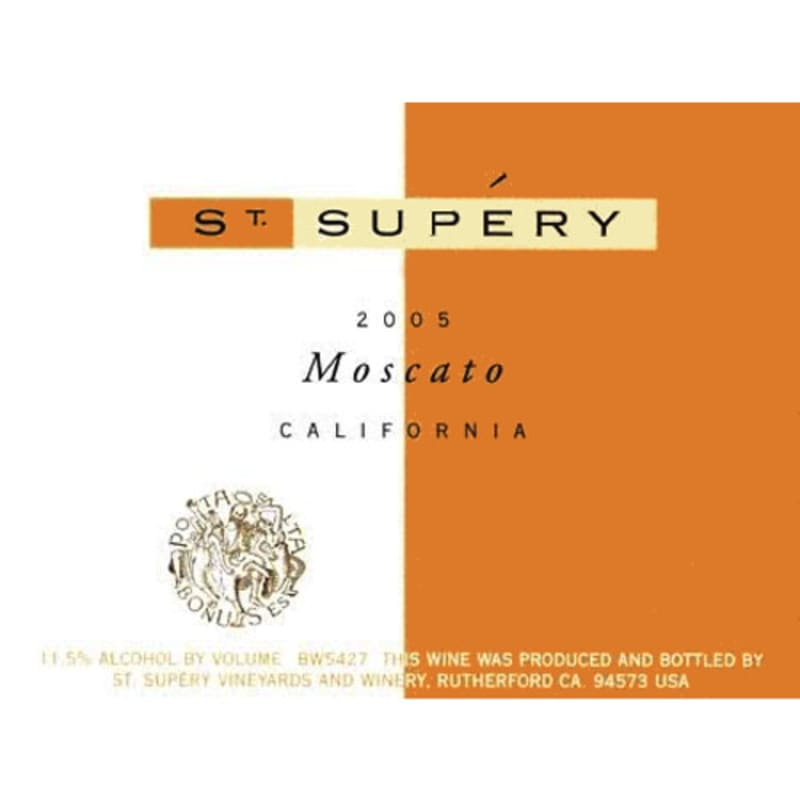 St. Supery Moscato 2005 Front Label