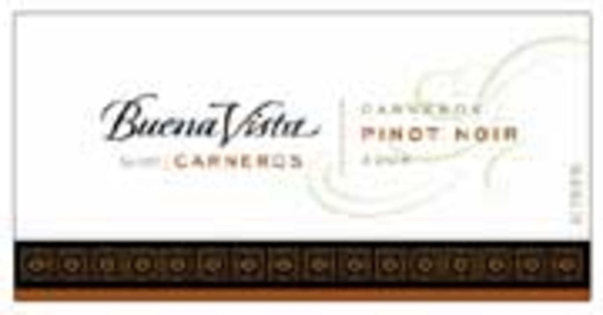 Buena Vista Carneros Pinot Noir 2004 Front Label