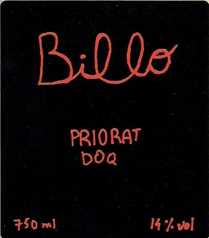 Celler Cecilio Billo Priorat 2014 Front Label