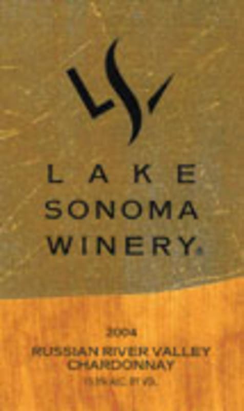 Lake Sonoma Winery Russian River Chardonnay 2004 Front Label