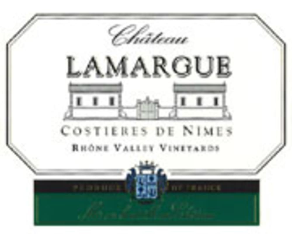 Chateau Lamargue Costieres de Nimes Blanc 2004 Front Label