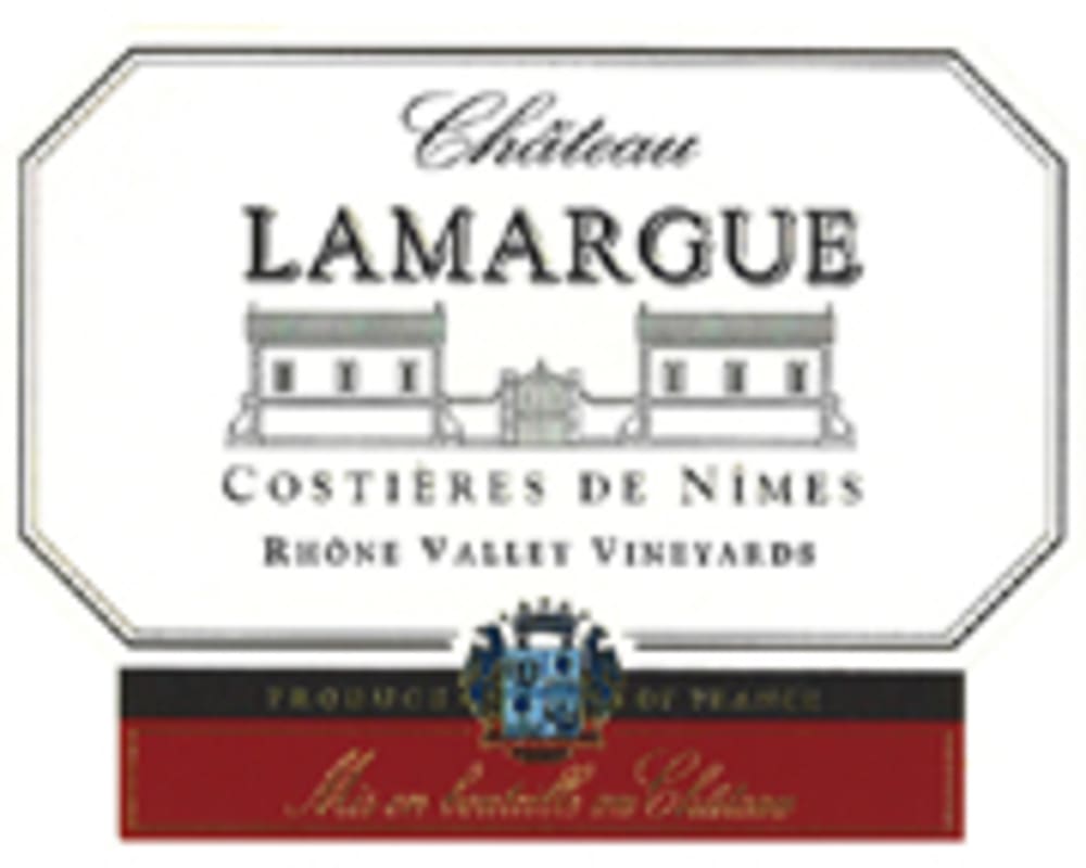 Chateau Lamargue Costieres de Nimes Rouge 2003 Front Label