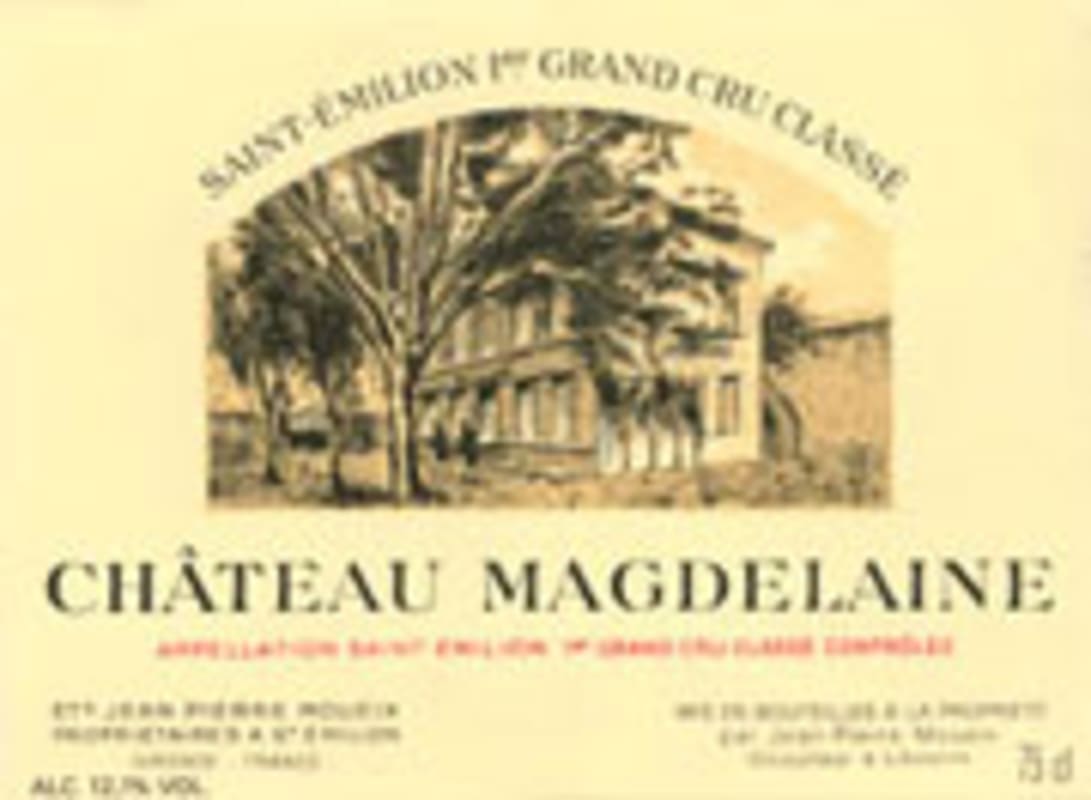 Chateau Magdelaine 2001 Front Label