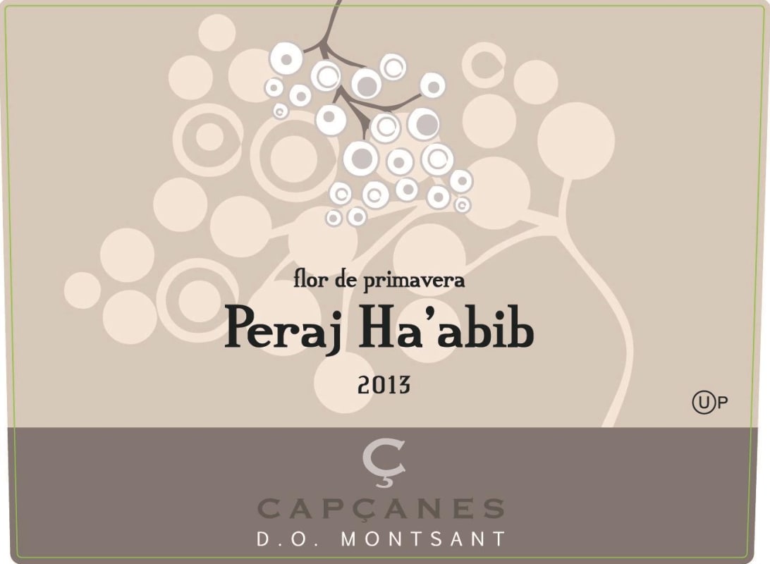 Celler de Capcanes Peraj Ha'Abib 2013 Front Label