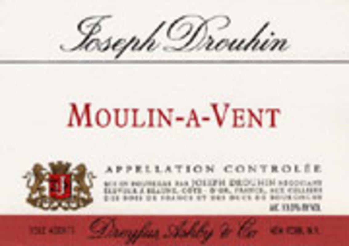 Joseph Drouhin Moulin-a-Vent 2004 Front Label