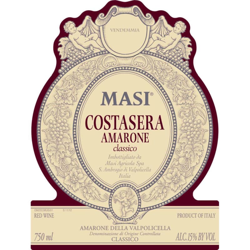 Masi Classico Amarone 1995 Front Label