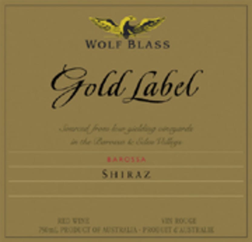 Wolf Blass Gold Label Shiraz 2004 Front Label