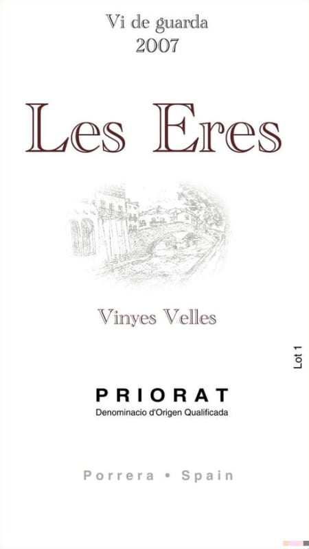 Joan Simo Les Eres Vinyes Velles 2007 Front Label