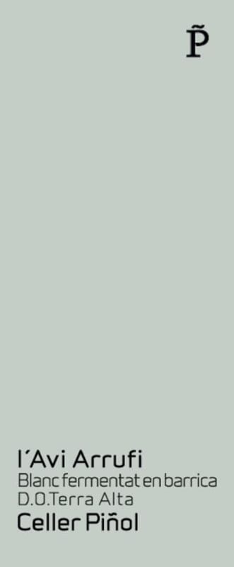 Pinol L'Avi Arrufi Blanc Fermentat en Barrica 2010 Front Label