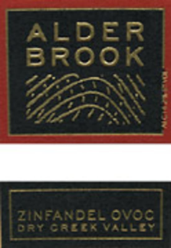 Alderbrook Winery Old Vine Zinfandel 2002 Front Label