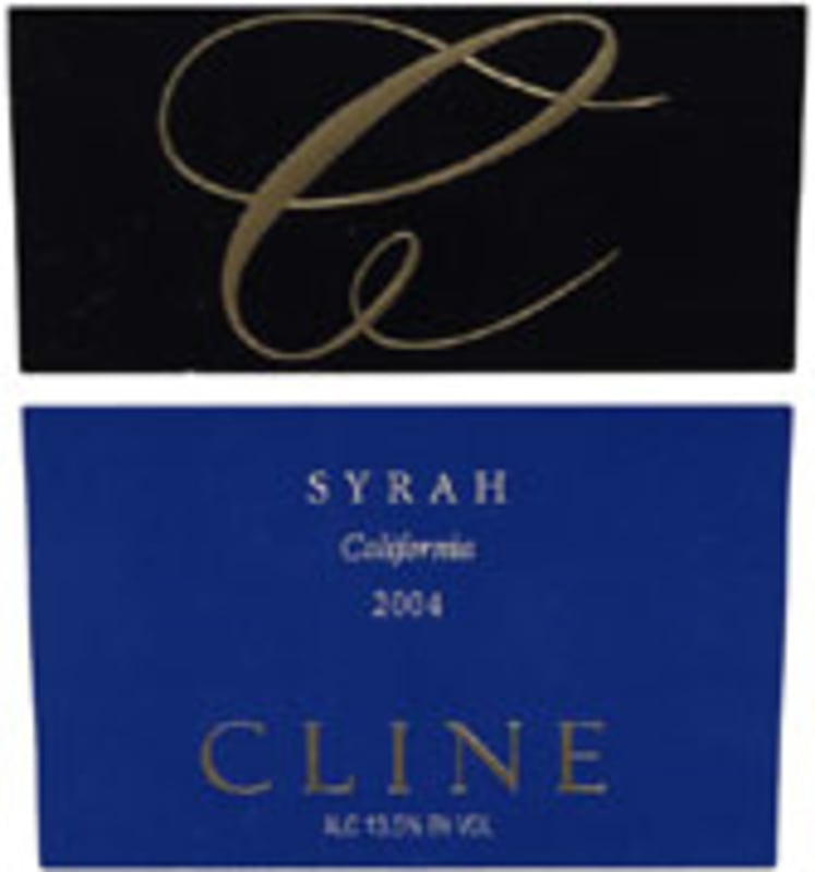 Cline Syrah 2004 Front Label