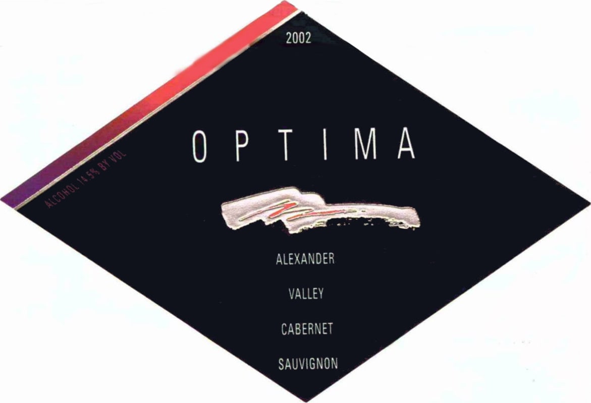 Optima Cabernet Sauvignon 2002 Front Label