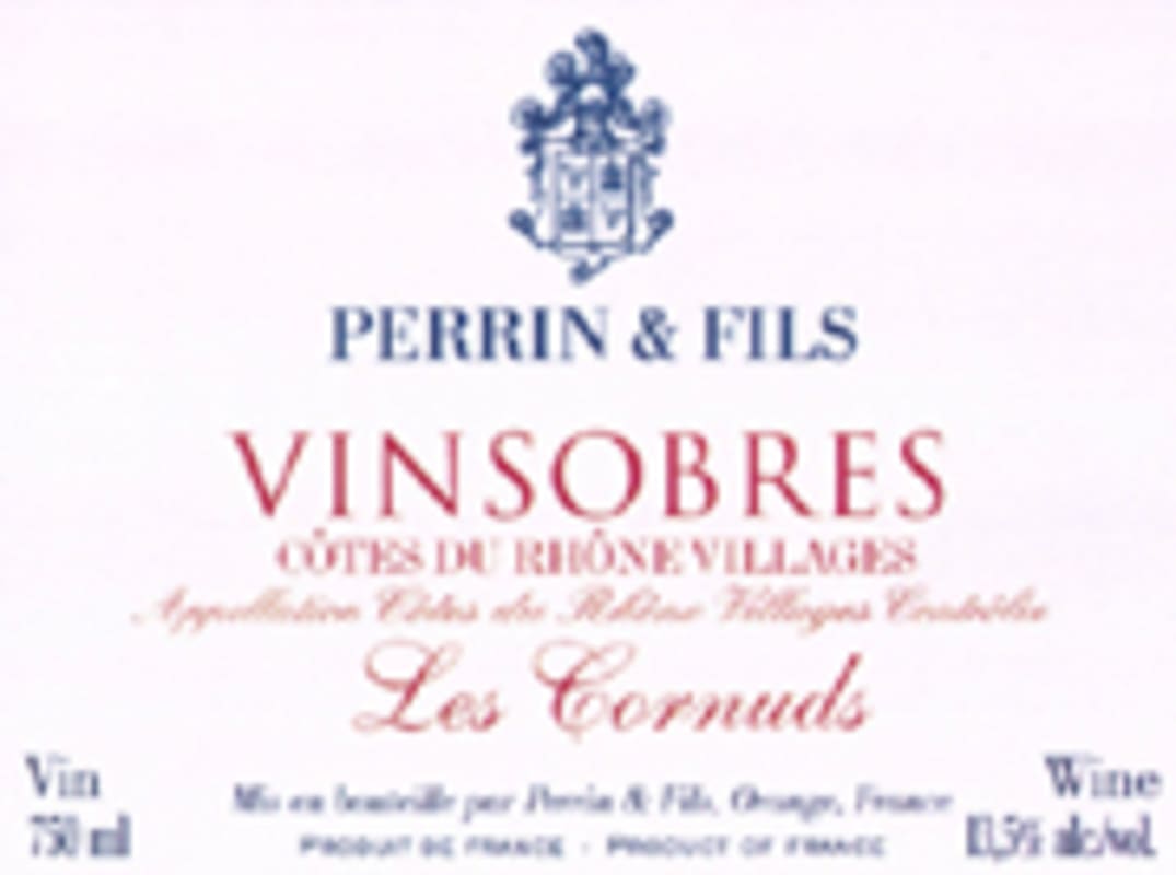 Famille Perrin Cotes du Rhone Villages Rouge 2004 Front Label